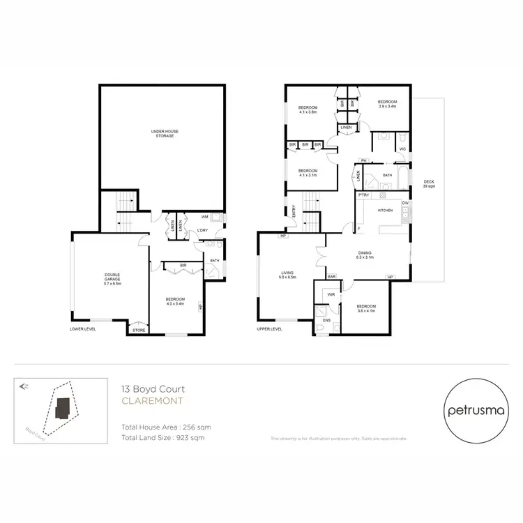 Floorplan of Homely house listing, 13 Boyd Court, Claremont TAS 7011
