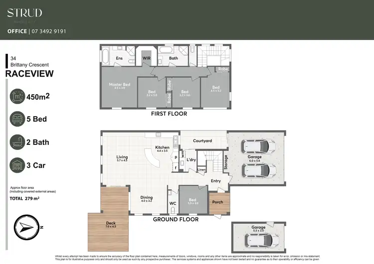 Floorplan of Homely house listing, 34 Brittany Crescent, Raceview QLD 4305