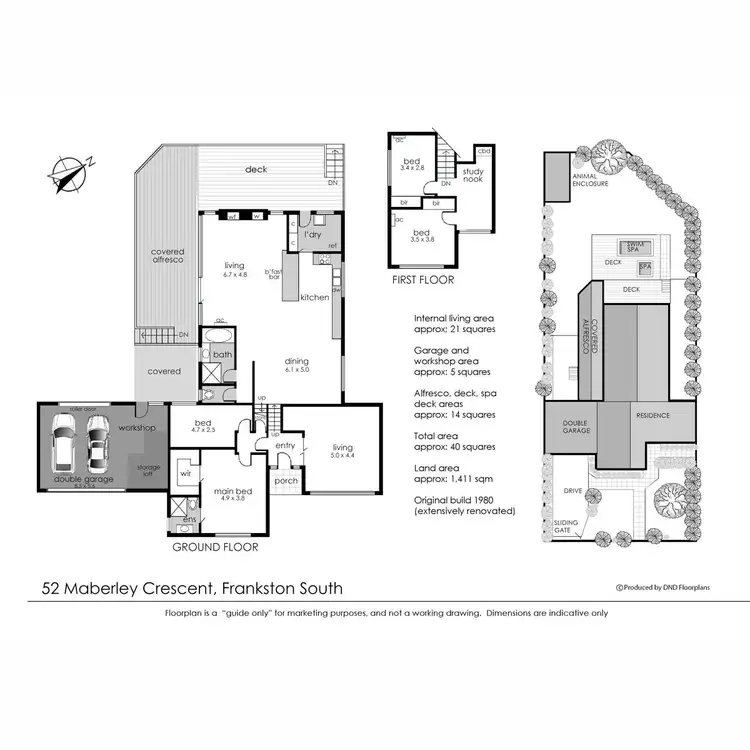 Floorplan of Homely house listing, 52 Maberley Crescent, Frankston South VIC 3199