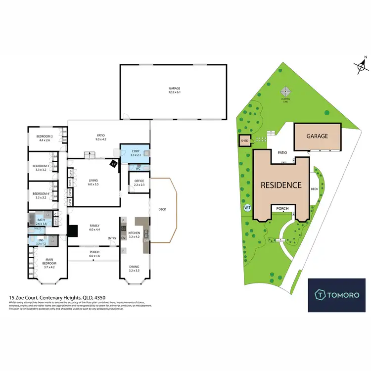 Floorplan of Homely house listing, 15 Zoe Court, Centenary Heights QLD 4350