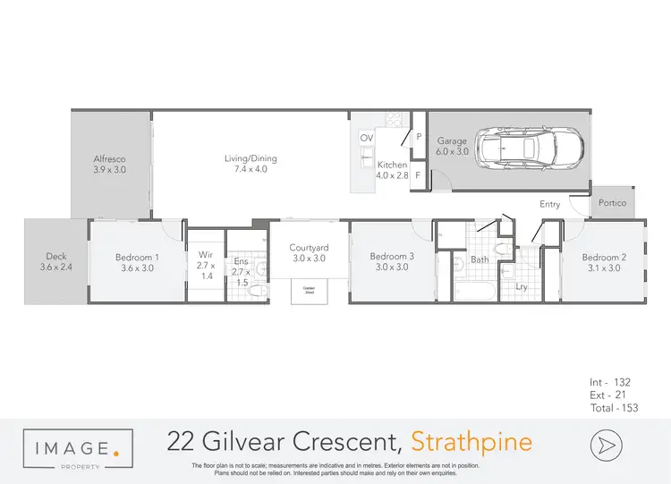 Floorplan of Homely house listing, 22 Gilvear Crescent, Strathpine QLD 4500