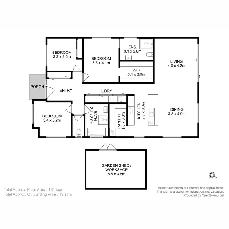 Floorplan of Homely house listing, 20 Sunsail Street, Snug TAS 7054