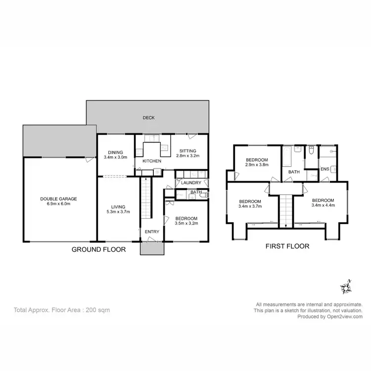 Floorplan of Homely house listing, 68 Suncoast Drive, Blackmans Bay TAS 7052