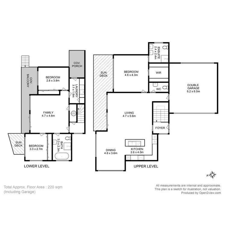 Floorplan of Homely house listing, 2/1 Montrivale Rise, Dynnyrne TAS 7005