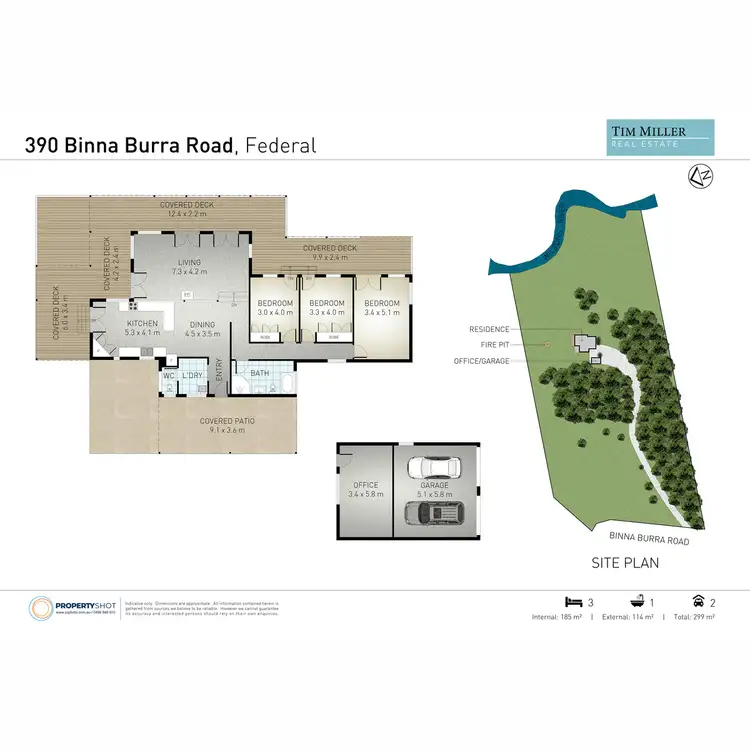 Floorplan of Homely house listing, 390 Binna Burra Road, Federal NSW 2480