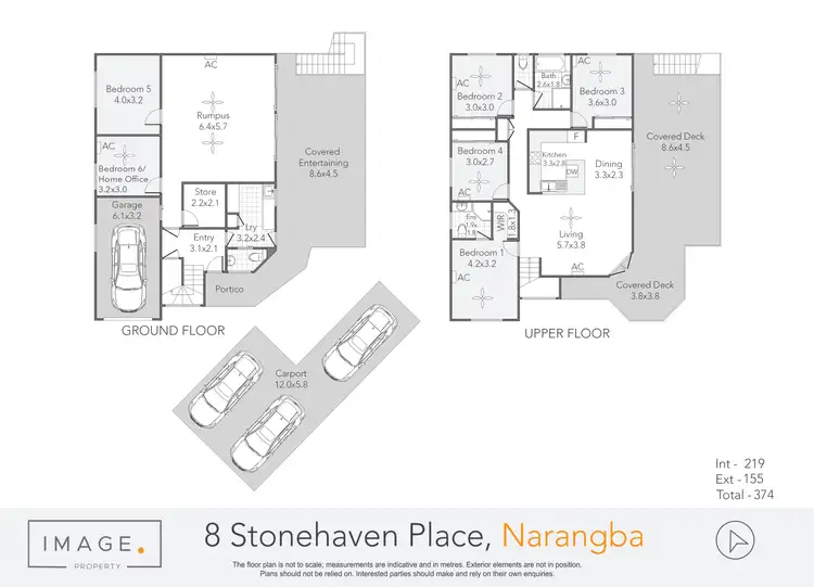 Floorplan of Homely house listing, 8 Stonehaven Place, Narangba QLD 4504