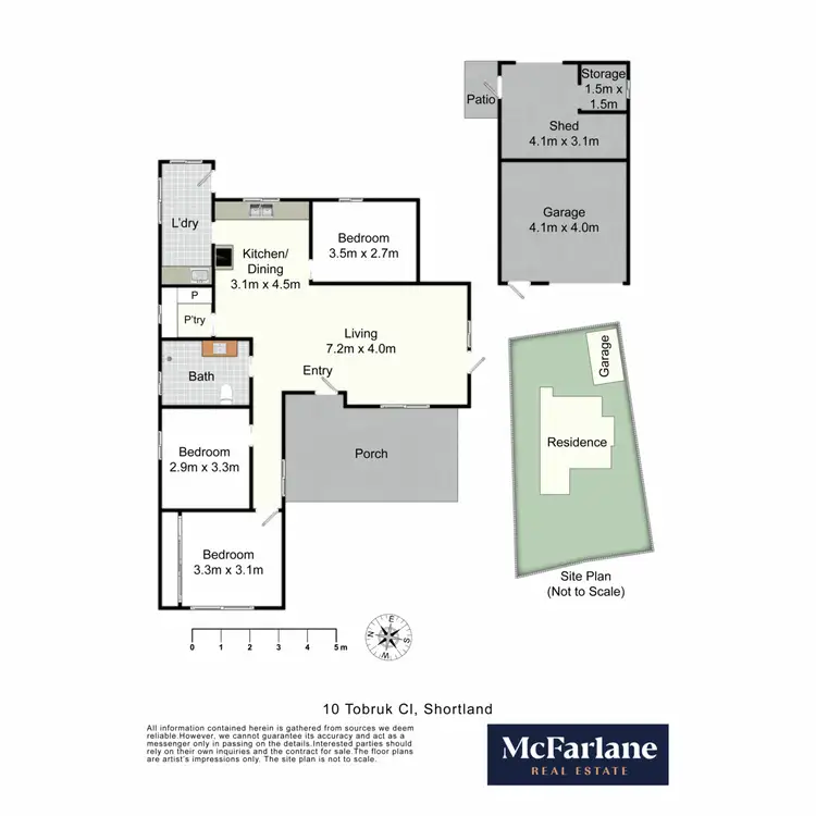 Floorplan of Homely house listing, 10 Tobruk Crescent, Shortland NSW 2307