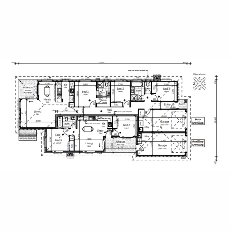 Floorplan of Homely house listing, 1&2/28A Evergreen Avenue, Loganlea QLD 4131