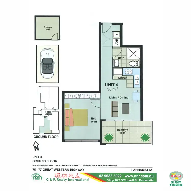 Floorplan of Homely apartment listing, 4/75 Great Western Highway, Parramatta NSW 2150
