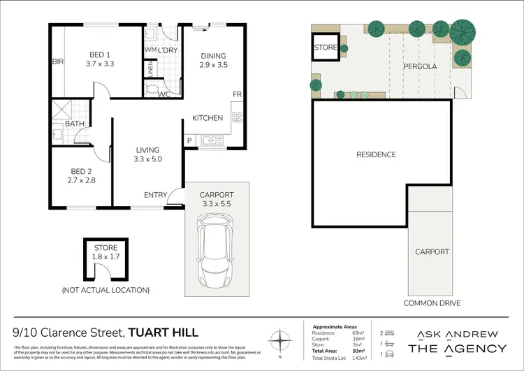 Floorplan of Homely house listing, 9/10 Clarence Street, Tuart Hill WA 6060