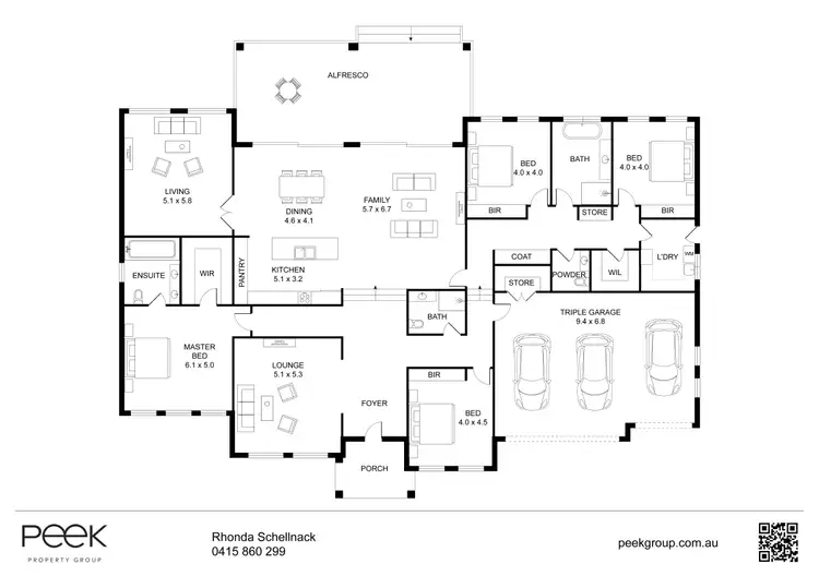 Floorplan of Homely house listing, 417 Greggs Road, Kurrajong NSW 2758
