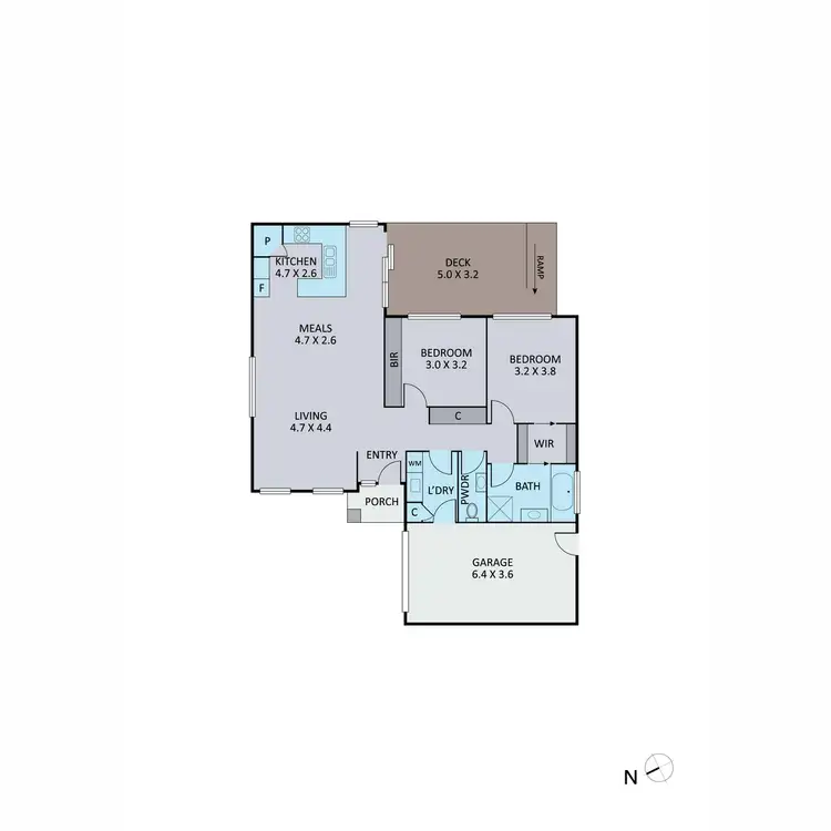 Floorplan of Homely unit listing, 4/17 Pach Road, Wantirna South VIC 3152