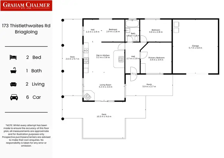 Floorplan of Homely house listing, 173 Thistlethwaites, Briagolong VIC 3860