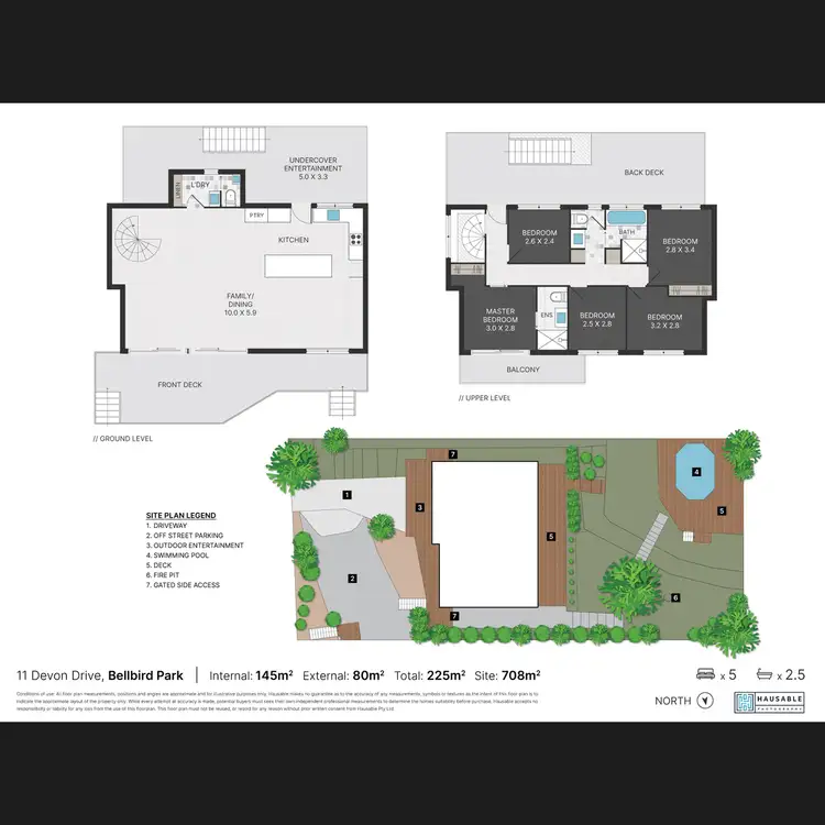 Floorplan of Homely house listing, 11 Devon Drive, Bellbird Park QLD 4300