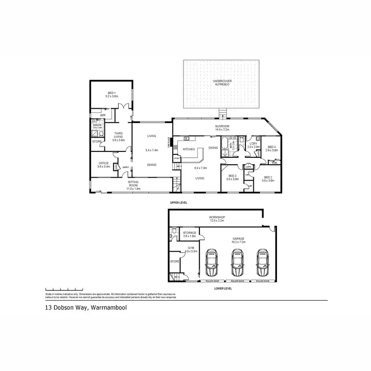 Floorplan of Homely house listing, 13 Dobson Way, Warrnambool VIC 3280