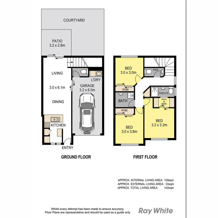 Floorplan of Homely townhouse listing, 3/20 Yaraki Court, Murrumba Downs QLD 4503