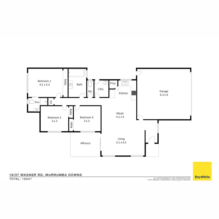 Floorplan of Homely townhouse listing, 16/37 Wagner Road, Murrumba Downs QLD 4503
