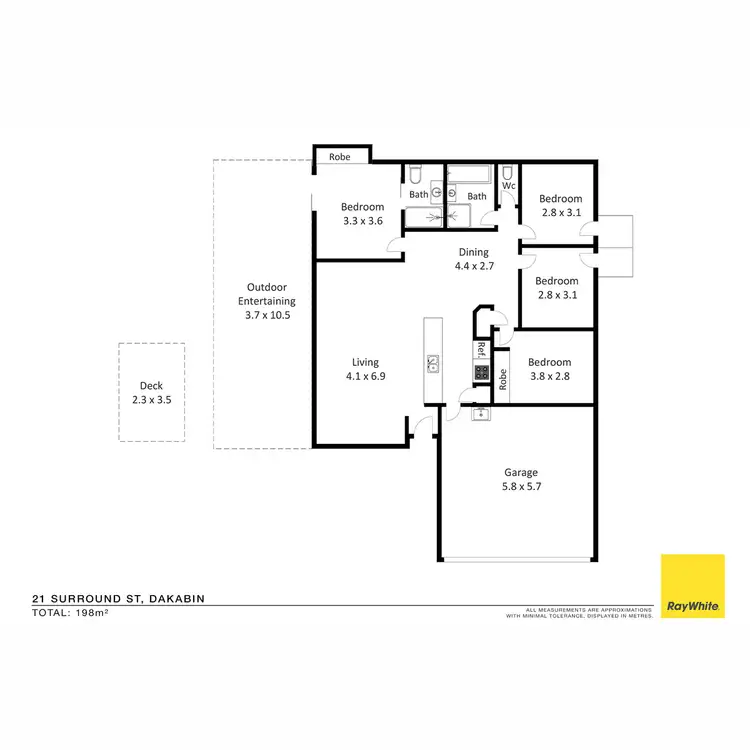 Floorplan of Homely house listing, 21 Surround Street, Dakabin QLD 4503