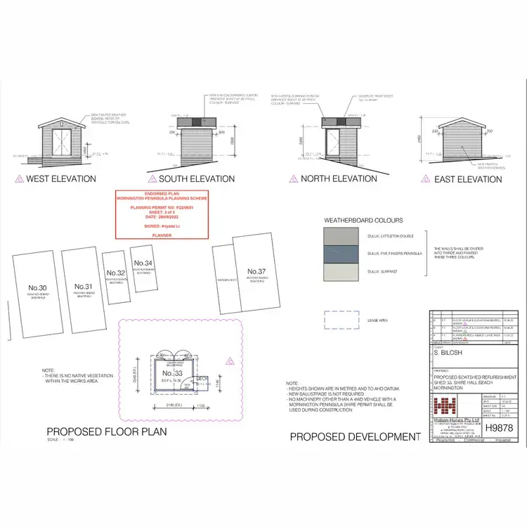 Floorplan of Homely other listing, Boatshed 33 Shire Hall Beach, Mornington VIC 3931