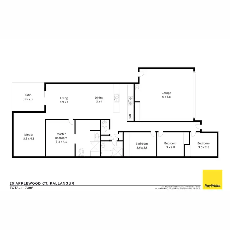 Floorplan of Homely house listing, 25 Applewood Court, Kallangur QLD 4503