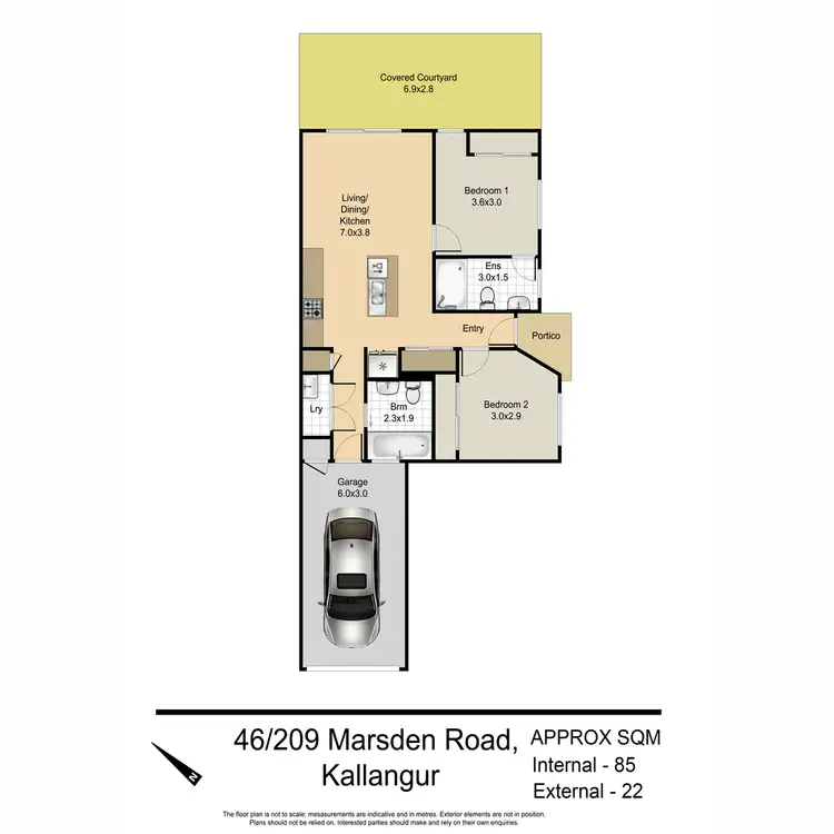 Floorplan of Homely house listing, 46/209 Marsden Road, Kallangur QLD 4503