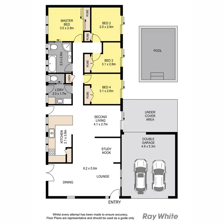 Floorplan of Homely house listing, 44 Arrakune Crescent, Kallangur QLD 4503