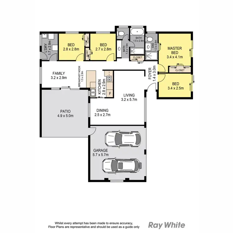 Floorplan of Homely house listing, 107 Allison Drive West, Kallangur QLD 4503