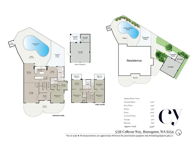 Floorplan of Homely house listing, 5/36 Colleran Way, Booragoon WA 6154