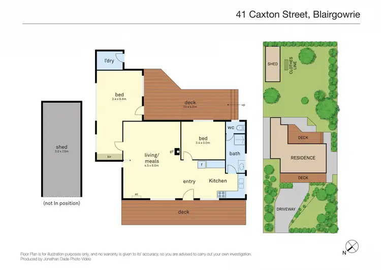 Floorplan of Homely house listing, 41 Caxton Street, Blairgowrie VIC 3942