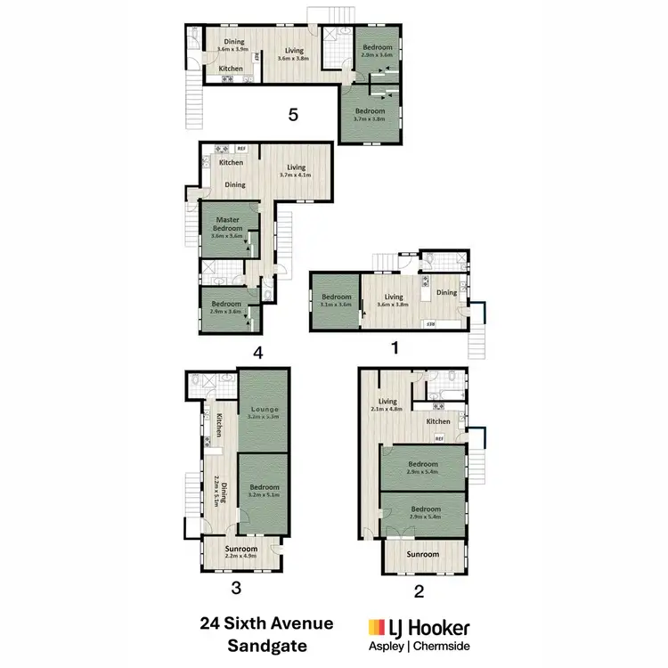 Floorplan of Homely block of units listing, 24 Sixth Avenue, Sandgate QLD 4017