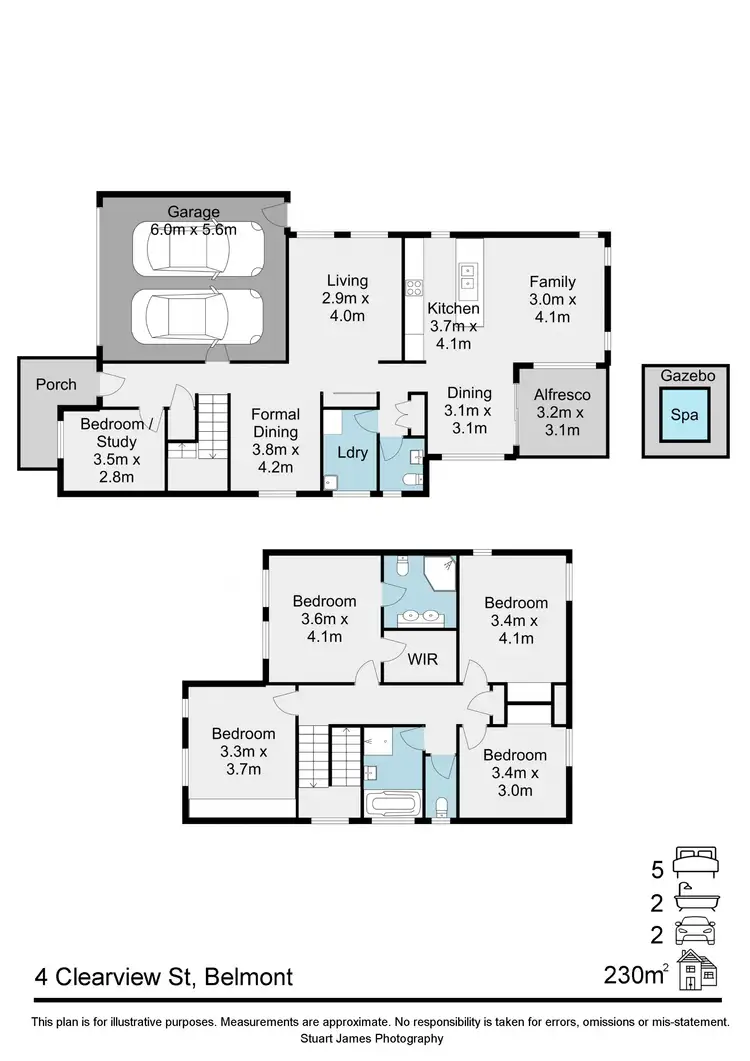 Floorplan of Homely house listing, 4 Clearview Street, Belmont QLD 4153