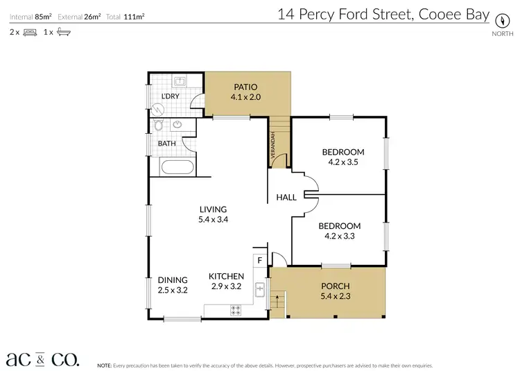 Floorplan of Homely house listing, 14 Percy Ford Street, Cooee Bay QLD 4703