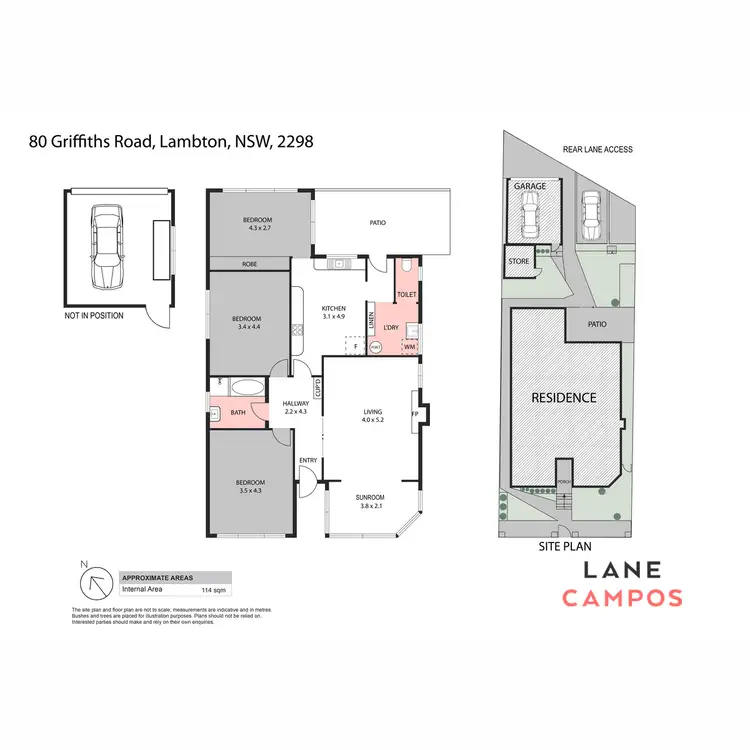 Floorplan of Homely house listing, 80 Griffiths Road, Lambton NSW 2299