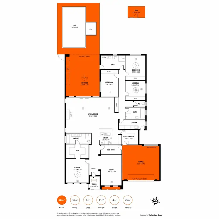 Floorplan of Homely house listing, 4 Alan Avenue, Campbelltown SA 5074