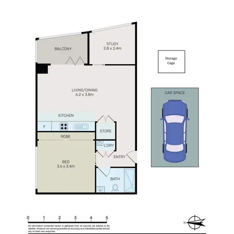 Floorplan of Homely apartment listing, 1405/3 Carlton Street, Chippendale NSW 2008