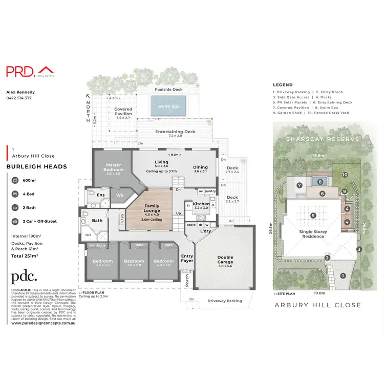 Floorplan of Homely house listing, 1 Arbury Hill Close, Burleigh Heads QLD 4220