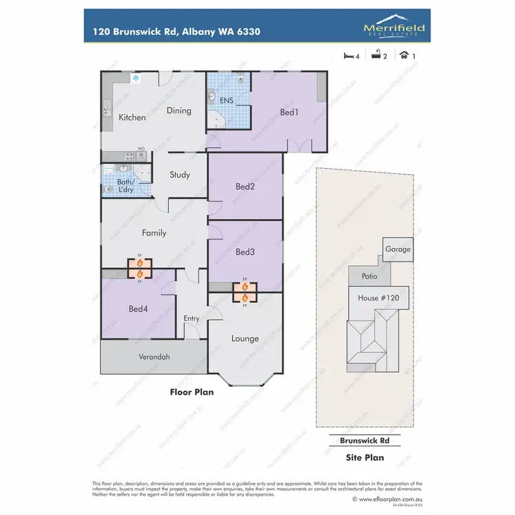 Floorplan of Homely house listing, 120 Brunswick Road, Port Albany WA 6330
