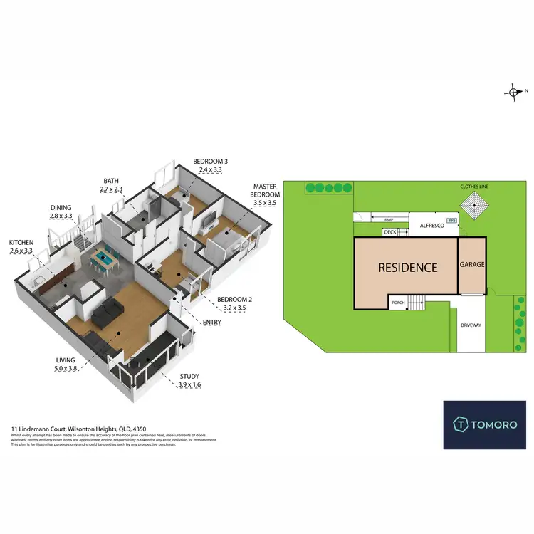 Floorplan of Homely house listing, 11 Lindemann Court, Wilsonton Heights QLD 4350