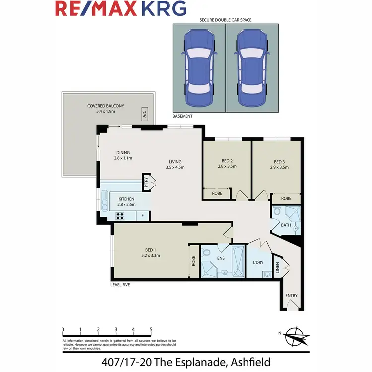 Floorplan of Homely apartment listing, 407/17-20 The Esplanade, Ashfield NSW 2131