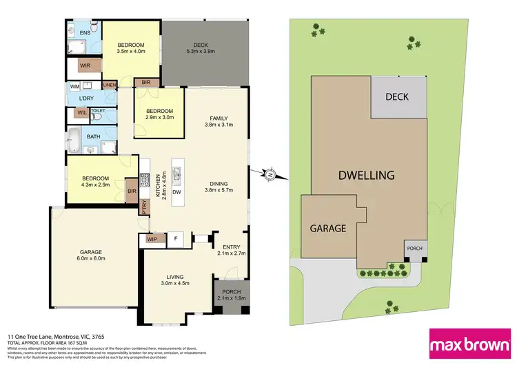 Floorplan of Homely house listing, 11 One Tree Lane, Montrose VIC 3765