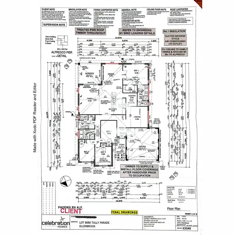 Floorplan of Homely house listing, 37 Tully Parade, Ellenbrook WA 6069