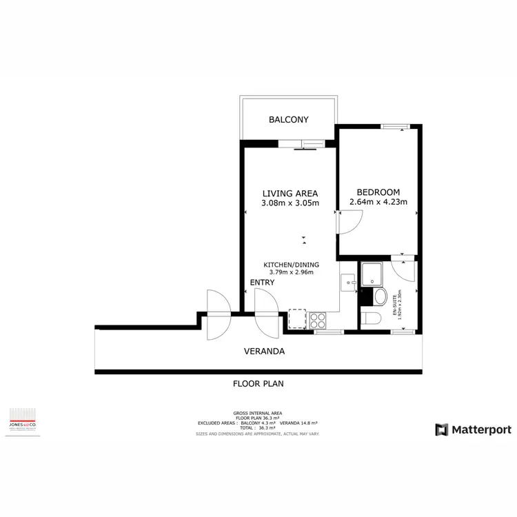 Floorplan of Homely unit listing, 49/2 Bardon Place, Maylands WA 6051