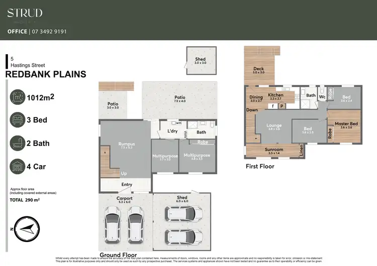 Floorplan of Homely house listing, 5 Hastings Street, Redbank Plains QLD 4301