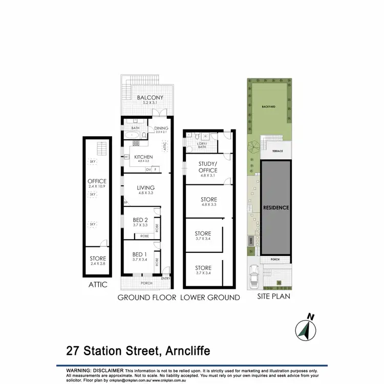 Floorplan of Homely house listing, 27 Station Street, Arncliffe NSW 2205