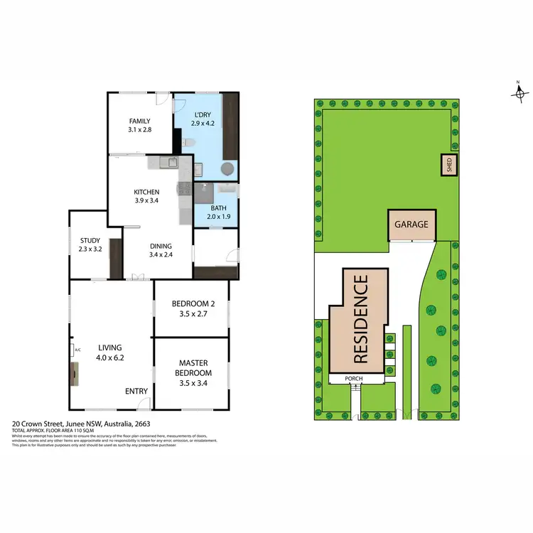 Floorplan of Homely house listing, 20 Crown Street, Junee NSW 2663