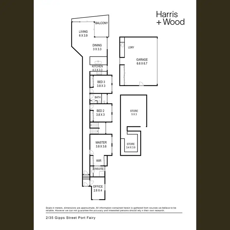 Floorplan of Homely house listing, 2/35 Gipps Street, Port Fairy VIC 3284