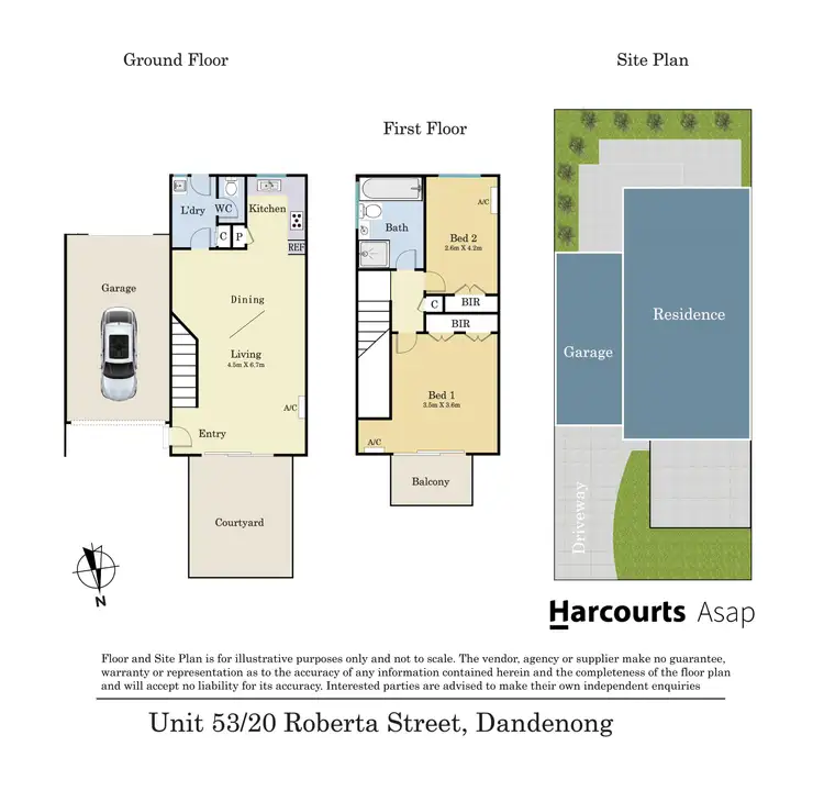 Floorplan of Homely unit listing, 53/20 Roberta Street, Dandenong VIC 3175