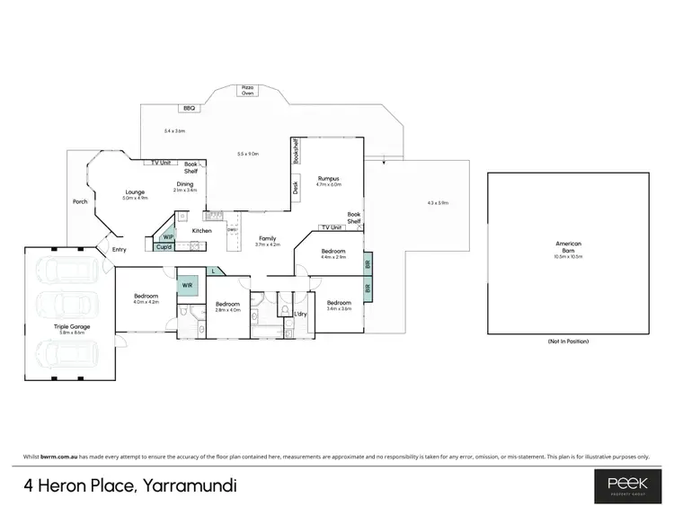 Floorplan of Homely house listing, 4 Heron Place, Yarramundi NSW 2753