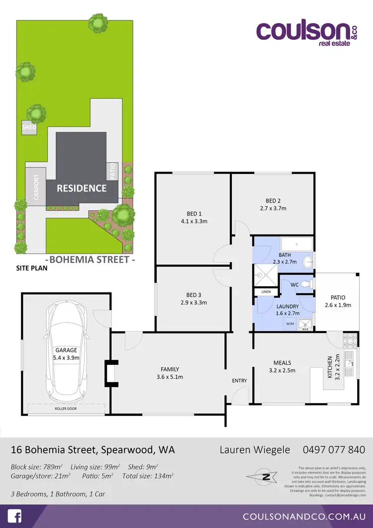 Floorplan of Homely house listing, 16 Bohemia Street, Spearwood WA 6163