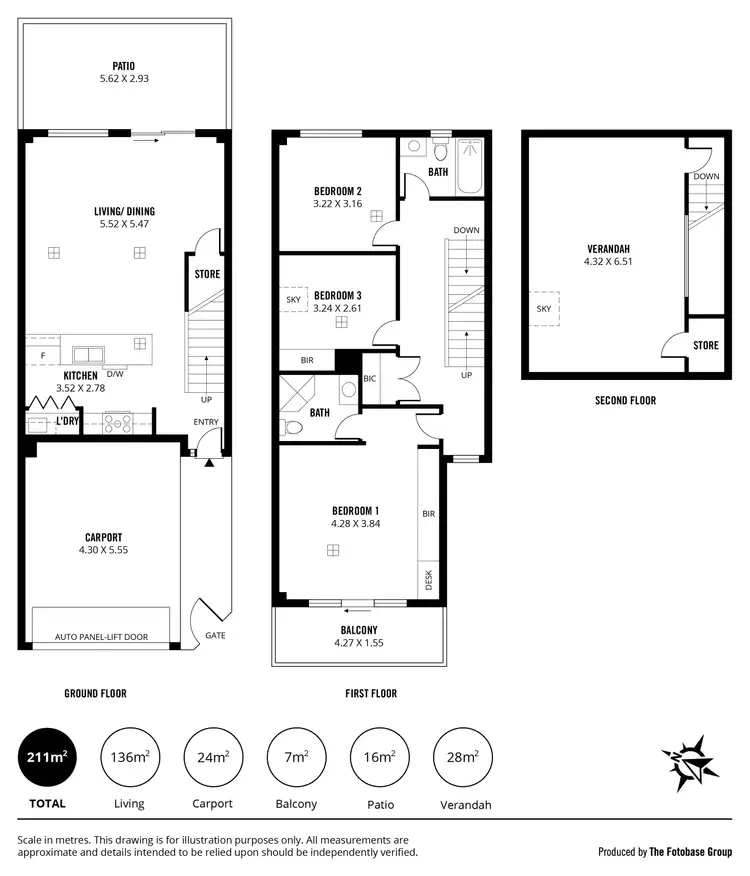 Floorplan of Homely townhouse listing, 25/211-219 Gilles Street, Adelaide SA 5000